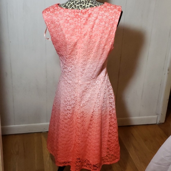 Sandra Darren Peach Ombre Dress - Picture 3 of 5